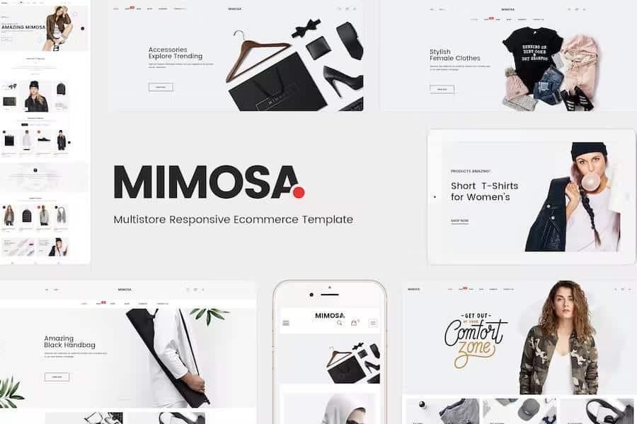 MIMOSA – RESPONSIVE FASHION MAGENTO 2 THEME